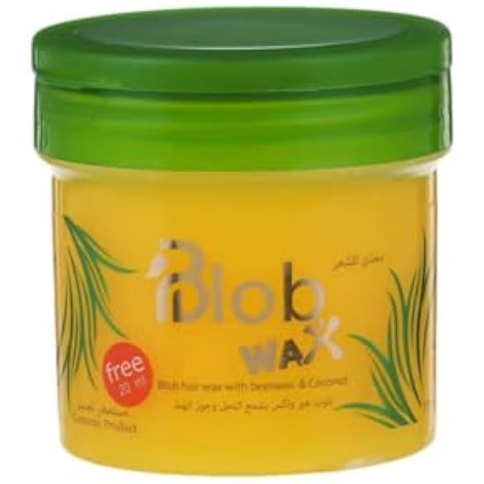 Blob Hair Wax Coconut Beeswax Styling Cream 170ml (Pack of 2) - Image 2